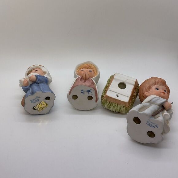 Homco Nativity Figurine Set with Baby Jesus - Picture 6 of 7